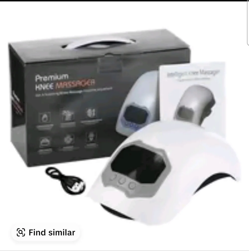 LED Light Therapy KNEEMassager - White